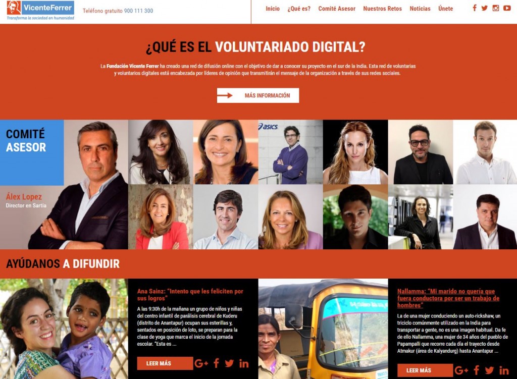 Portal voluntariado FVF